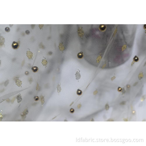 100% Nylon Goldmuster Mesh Stoff mit Lulu